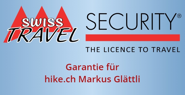hike.ch - Ihr Spezialist und Profi für geführte Wanderungen, Schneeschuh- und E-Bike-Touren - Swiss Travel Secutity Logo
